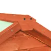 vidaXL Schowek na króliki 140x63x120 cm lite drewno jodłowe Podgląd zdjęcia produktu 6