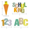 Oblique Unique Schul Konfetti Set 14 Stk. metallisch Produktbild-Vorschau 2