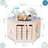 Grand cube d'apprentissage Montessori - Cube d'activité Voir les images du produit 7