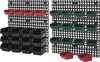 A set of storage bins and pegboards. Produktbild-Vorschau