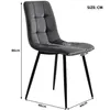 STILVORA Eetset, 5-delig: Eettafel met afmetingen 160x80x75 Productafbeelding-voorbeeld 8