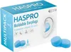 A product box for Haspro moldable earplugs. Produktbild-Vorschau