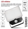 LED reflektor TAMBO se senzorem pohybu, 10 W, 1000 lm, černý Anteprima dell’immagine prodotto