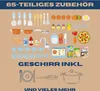 Coemo Kinderküche Susi Spielküche mit 38 tlg. Zubehör Farbe Produktbild-Vorschau 4