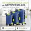 Juskys Hartschale Kofferset Reisekoffer 3 teilig - Produktbild-Vorschau 7