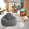 Pouf XL pour enfants et adultes gris foncé Voir les images du produit 5