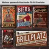 Retro Blechschilder Grillen - GRILLPLATZ - BBQ Grill Retro Produktbild-Vorschau 6