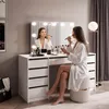 Kosmetiktisch BELLA DOPPIO mit Spiegel und LED-Beleuchtung Produktbild-Vorschau 7