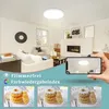 ZMH LED stropní svítidlo bílé ploché stropní svítidlo 24 W Náhled obrázku produktu 7