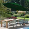 Jayseuw Parasol pivotant à 360° Vert Parasol avec manivelle Voir les images du produit 6