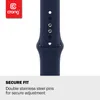 Crong Liquid - Armband für Apple Watch 44/45/46/49 mm (navy Produktbild-Vorschau 13