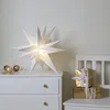 Gwiazda wisząca biała 3D Led ALICE 57 cm na baterie Podgląd zdjęcia produktu 17