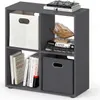 Dělicí stěna Vicco Tetra Šedá 72.6 x 72 cm, Model 37167 Náhled obrázku produktu 7