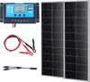Zestaw paneli słonecznych VEVOR 200W z 2 monokrystalicznymi Podgląd zdjęcia produktu 1
