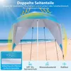 COSTWAY, ombrellone da spiaggia, diametro 175 cm, per 2-3 Anteprima dell’immagine prodotto 5