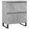 vidaXL Dressoirs, 2 stuks, betonkleur, houtvezel Productafbeelding-voorbeeld 5