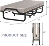 COSTWAY Letto per ospiti 80x200cm con materasso portata Anteprima dell’immagine prodotto 2