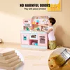 VEVOR Spielküche für Kinder, Holzspielzeug-Küchenset mit Produktbild-Vorschau 4
