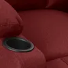 vidaXL Massagesessel Weinrot Stoff Produktbild-Vorschau 13