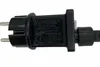 A black LED driver power adapter with a European plug. Produktbild-Vorschau