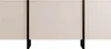 4-türige Kommode aus MDF - Beige und Schwarz - LUVONIA Produktbild-Vorschau 1