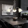 LED Hängeleuchte, 3 Flammig, Glas, Altmessing, H 120cm Produktbild-Vorschau 4
