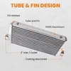 Uniwersalny intercooler 600x300x76mm zestaw Fin-and-Tube Podgląd zdjęcia produktu 6