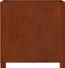 vidaXL Pflanzkübel mit Beinen 2 Stk. Rostig 50x50x50 cm Produktbild-Vorschau 5