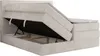 MKS MEBLE Boxspringbett 200x200 Beige Cord, Boxspringbett Produktbild-Vorschau 8
