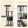PawHut Arbre à chat centre d'activités multi-équipé Voir les images du produit 4