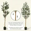 Olivenbaum künstlich 180 cm, Kunstpflanzen Olivenbaum mit Produktbild-Vorschau 3