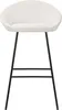 ML-Design Barhocker 2er Set Beige Stoffbezug 75 cm hoch Produktbild-Vorschau 2