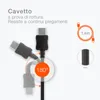 subtel Caricatore compatibile con , Caricabatteria Anteprima dell’immagine prodotto 4