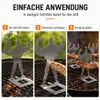 Hotdog Halter 4er Set aus Edelstahl, Wursthalter für Grill Produktbild-Vorschau 4