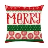 4x Weihnachten Deko Kissenbezüge 45x45 cm, Rot Weiches Produktbild-Vorschau 3