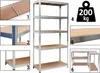 Kovový skladovací regál 205 x 120 x 45 Humberg 4850 Náhled obrázku produktu 14