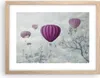Gerahmtes Poster - Rahmen in heller Eiche - Ballon Baum Produktbild-Vorschau 1