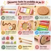Chariot de marche en bois - Chariot de marche pour bébé | Voir les images du produit 4