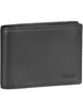 A black leather BOSS wallet is shown against a white background. Podgląd zdjęcia produktu
