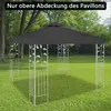 Jopassy Ersatzdach Pavillon 3x3m Anthrazit, Toit de Voir les images du produit 6
