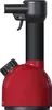 A red and black steam cleaner is shown in a studio shot on a white background. Anteprima dell’immagine prodotto