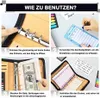 Budget Planner Deutsch, Kunstleder A6 Budget Binder mit Produktbild-Vorschau 6