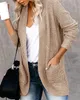 ASKSA Damen lässig Langarm Strickpullover lässigStrickjacke Produktbild-Vorschau 2