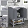 okwish Badezimmerschränke Badmöbel Einzel Waschtisch mit Produktbild-Vorschau 5