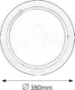 Rabalux 5131 Deckenleuchte 2 Spots Ufo, E27, weiß, rund, Produktbild-Vorschau 3