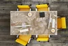 Schreibtischmatte Tischunterlage 90x45 cm Mauspad - Goldene Produktbild-Vorschau 2