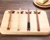 Set di bacchette giapponesi Jumada (6 paia) con sottopiatto Anteprima dell’immagine prodotto 2