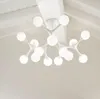 Zeitgenössische Deckenleuchte Nodino Metall Weiß 9 Lichter Produktbild-Vorschau 6