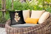 MuchoWow® Outdoor Kissen - Pflanze - Blätter - Gold - Produktbild-Vorschau 3