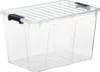 plast team Aufbewahrungsbox HOME BOX 52 Liter transparent Produktbild-Vorschau 1